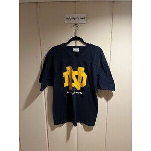 Unbranded Men's Navy and Blue T-shirt